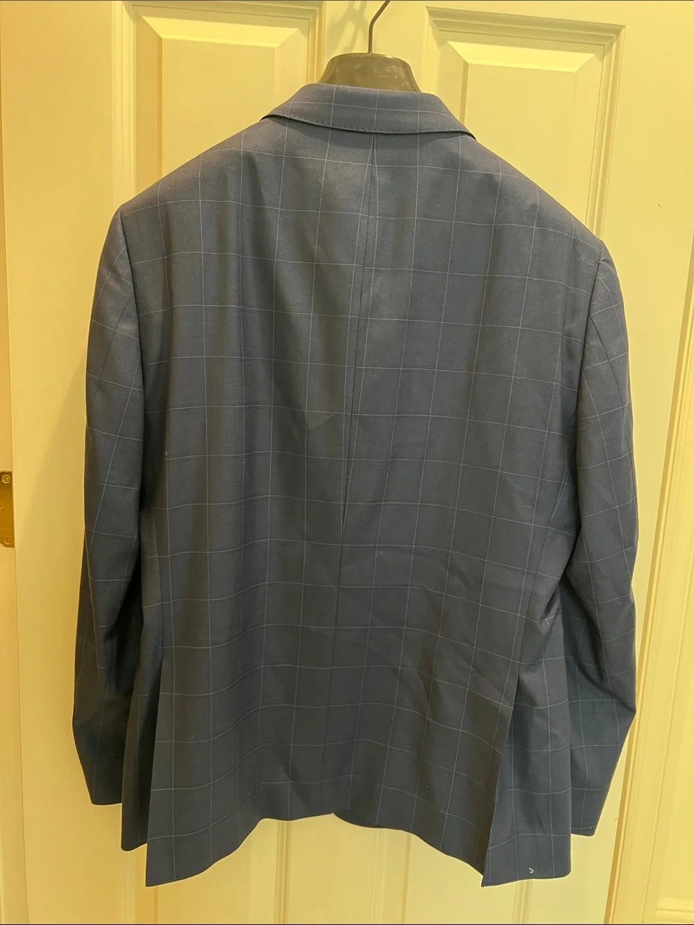 Black Brown 1826 Windowpane Navy Blazer